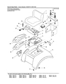 Seat & seat deck (1693074-1693104)