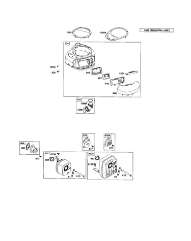 Blower housing/muffler