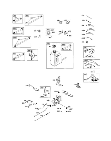 Fuel tank/control bracket