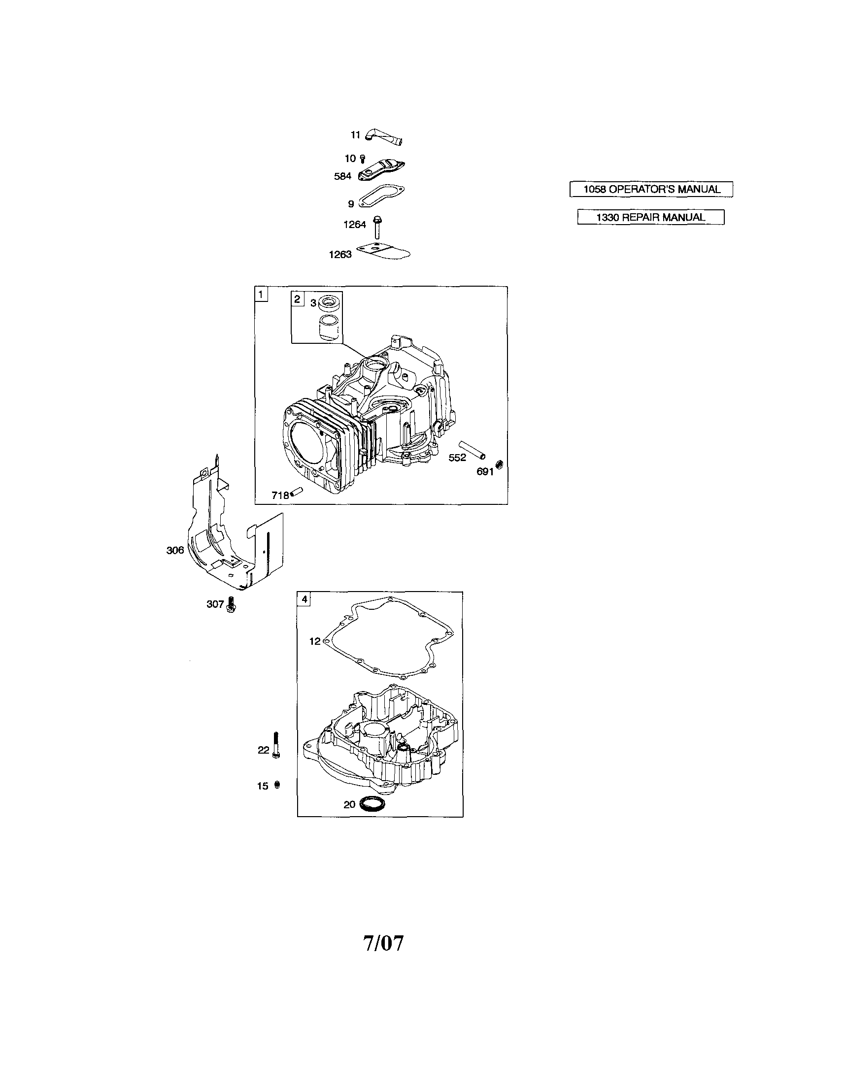 Cylinder/sump