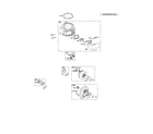 Briggs & Stratton 219807-0147-E1 muffler/blower housing diagram