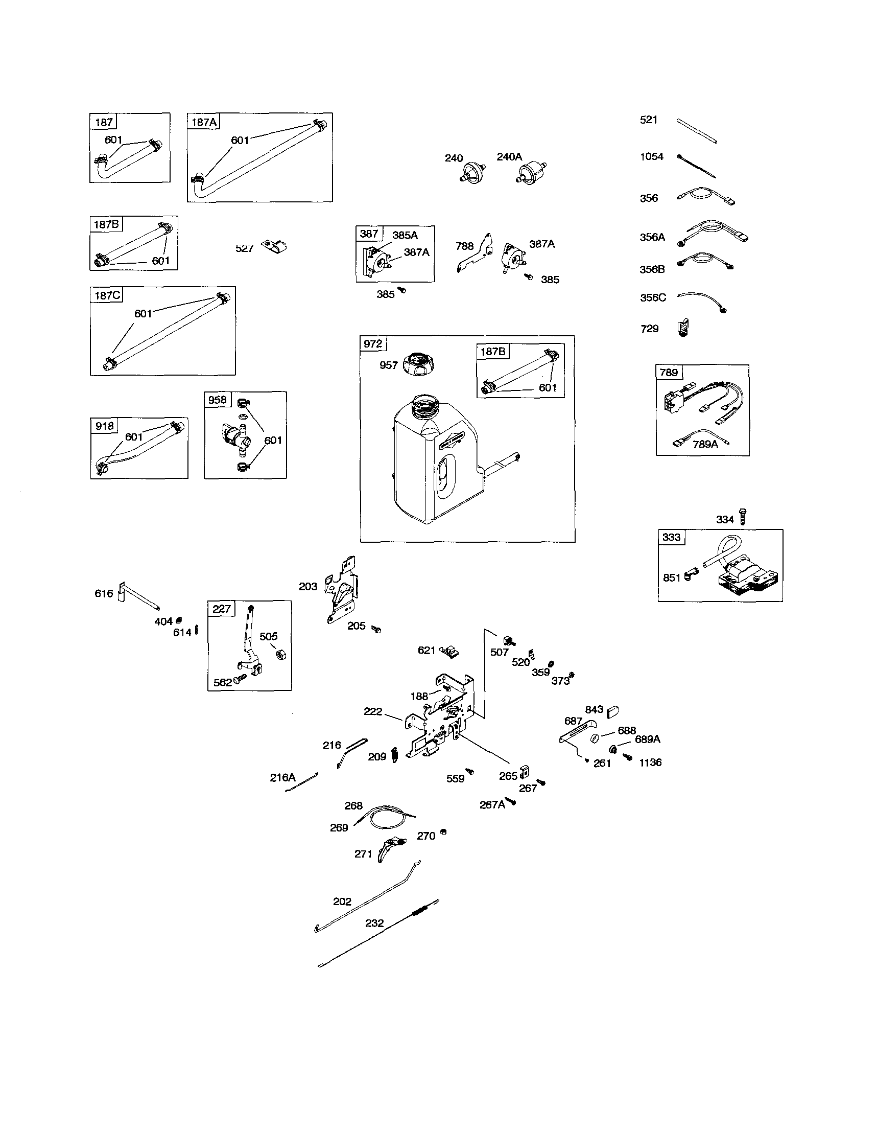 Fuel tank/control bracket