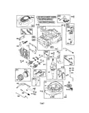 Cylinder/crankshaft/sump