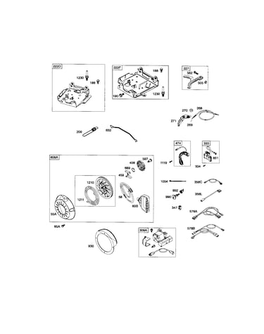 Rewind starter/starter motor