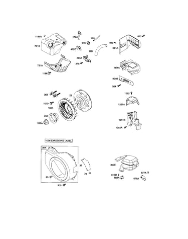 Blower housing/muffler