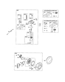 Carburetor/rewind starter