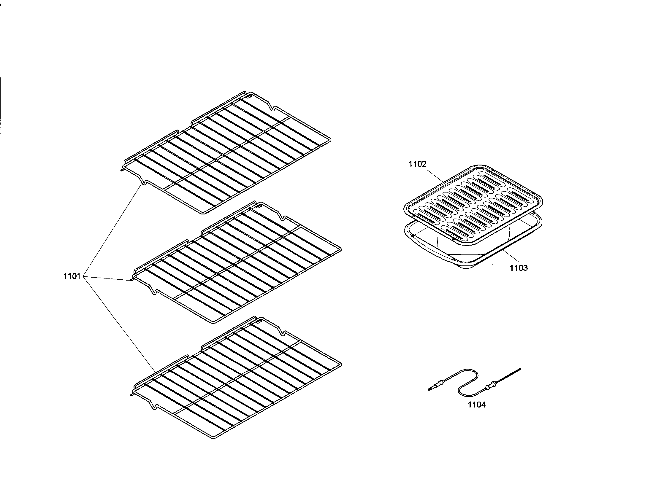 Rack/grill grid