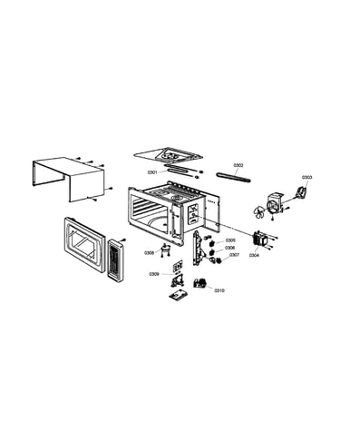 Magnetron/power supply/motor