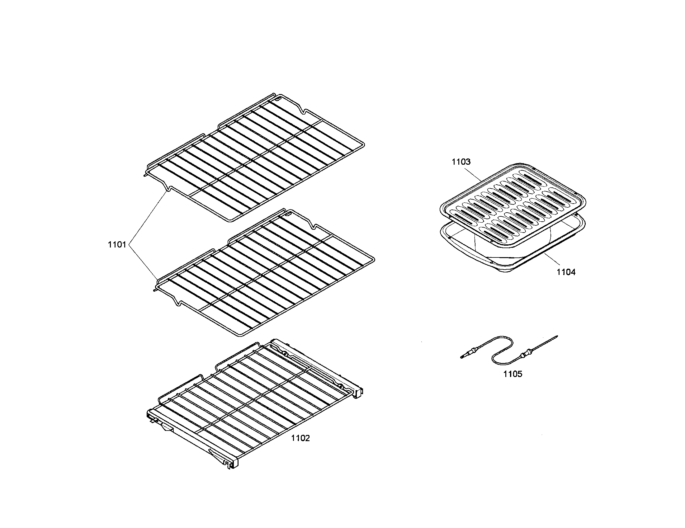 Rack/grill grid