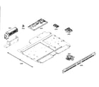 Bosch HBL3350UC/01 fan/control unit/door latch diagram
