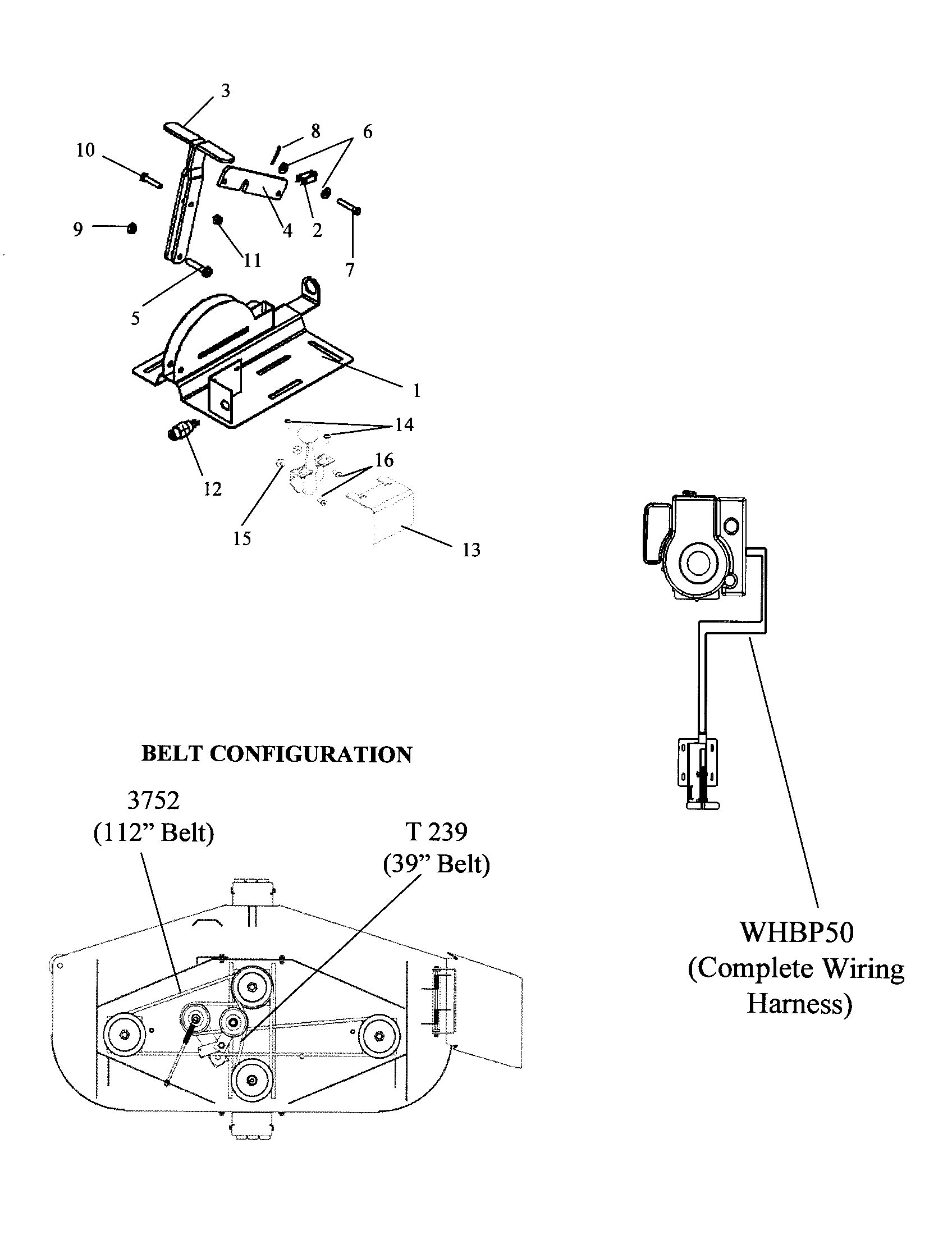 CONSOLE ASSEMBLY/BELT