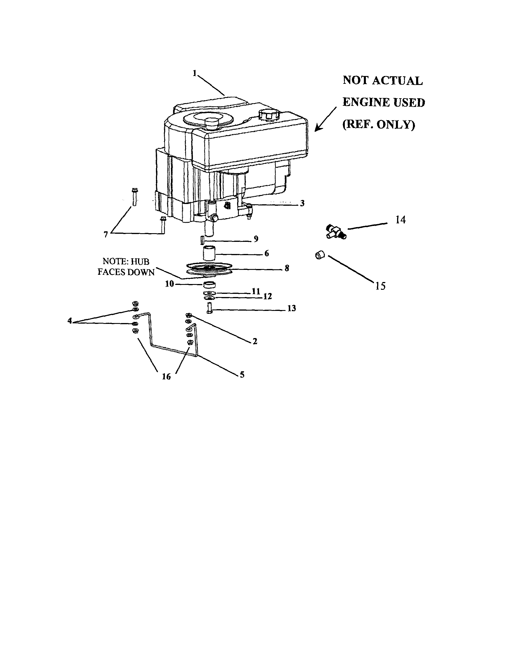 ENGINE PULLEY ASSEMBLY