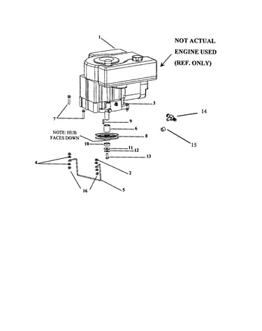 Engine pulley assembly