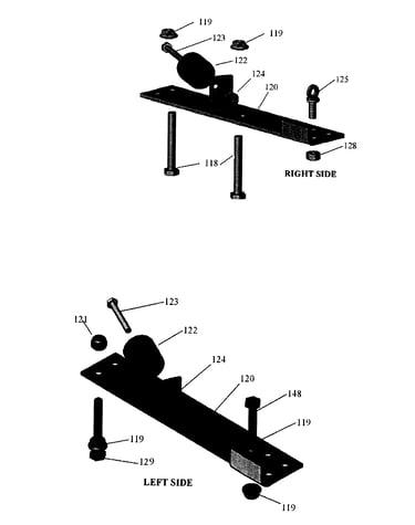 Brake arm configuration
