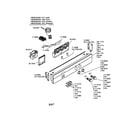 Bosch HBN5420/02 fascia panel diagram