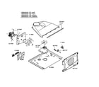 Bosch HBN5420/02 fan motor/air channel diagram