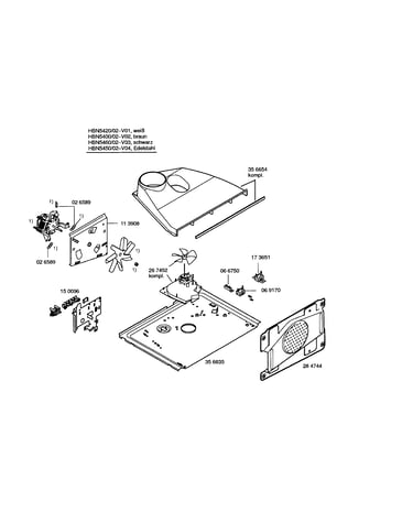 Fan motor/air channel
