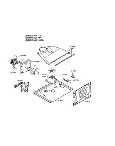 Fan motor/air channel