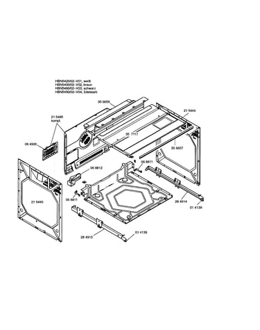 Side panels/upper case