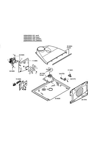 Fan motor/air channel