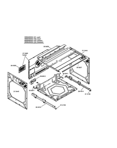 Side panels/upper case