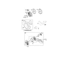 Craftsman 48624507 rewind starter/blower housing diagram