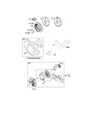 Rewind starter/blower housing