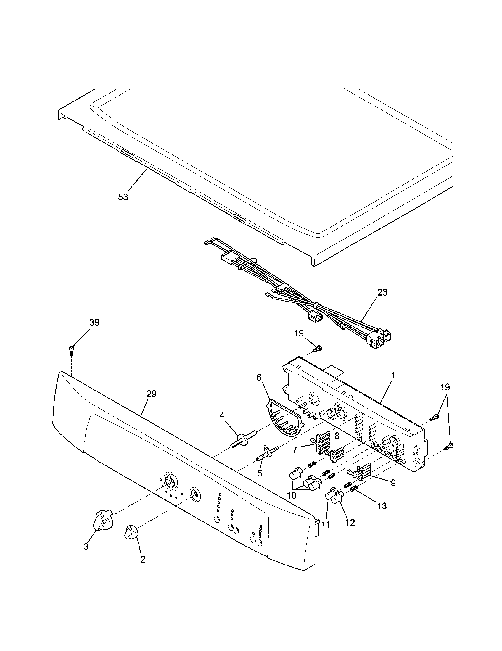 Controls/top panel