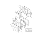 Kenmore Elite 79046703606 door diagram