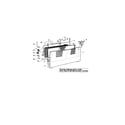 Fisher & Paykel E522BLM-21638A fan/covers/evaporator diagram