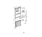 Fisher & Paykel E522BRX-21639A doors diagram
