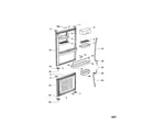Fisher & Paykel E522BLE-21767A doors diagram