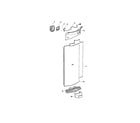 Fisher & Paykel E522BLE-21767A electronic module/duct covers diagram