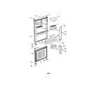 Fisher & Paykel E522BRT-21925A doors diagram