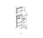 Fisher & Paykel E521TRM-21693A doors diagram