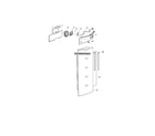 Fisher & Paykel E521TRM-21693A display module/duct covers diagram