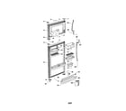 Fisher & Paykel E521TLM-21694A doors diagram