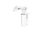 Fisher & Paykel E521TLM-21694A display module/duct covers diagram