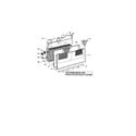 Fisher & Paykel E521TRX-21695A fan/covers/evaporator diagram