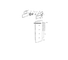 Fisher & Paykel E521TRX-21695A display module/duct covers diagram
