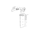 Fisher & Paykel E521TRX-21695A display module/duct covers diagram