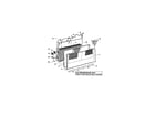 Fisher & Paykel E521TLX-21696A fan/covers/evaporator diagram