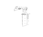 Fisher & Paykel E521TLX-21696A display module/duct covers diagram