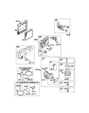 Carburetor/muffler/air cleaner