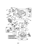 Cylinder/crankshaft/sump