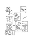 Muffler/carburetor/air cleaner