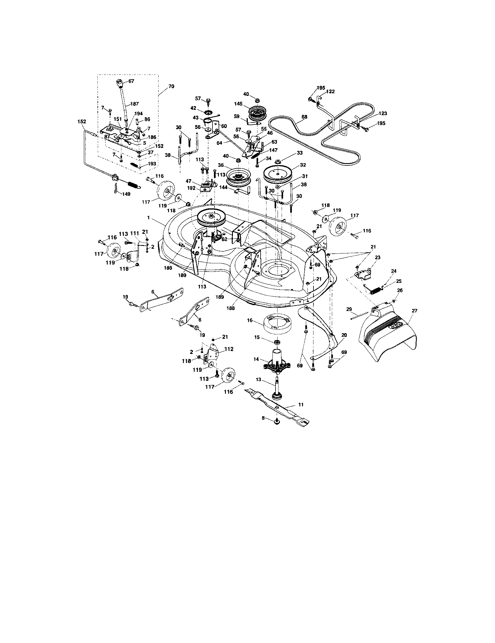 Mower deck