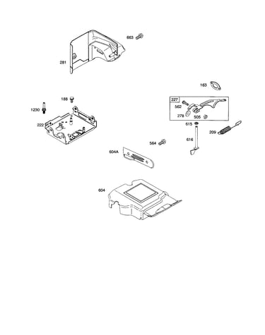 Control bracket/cover