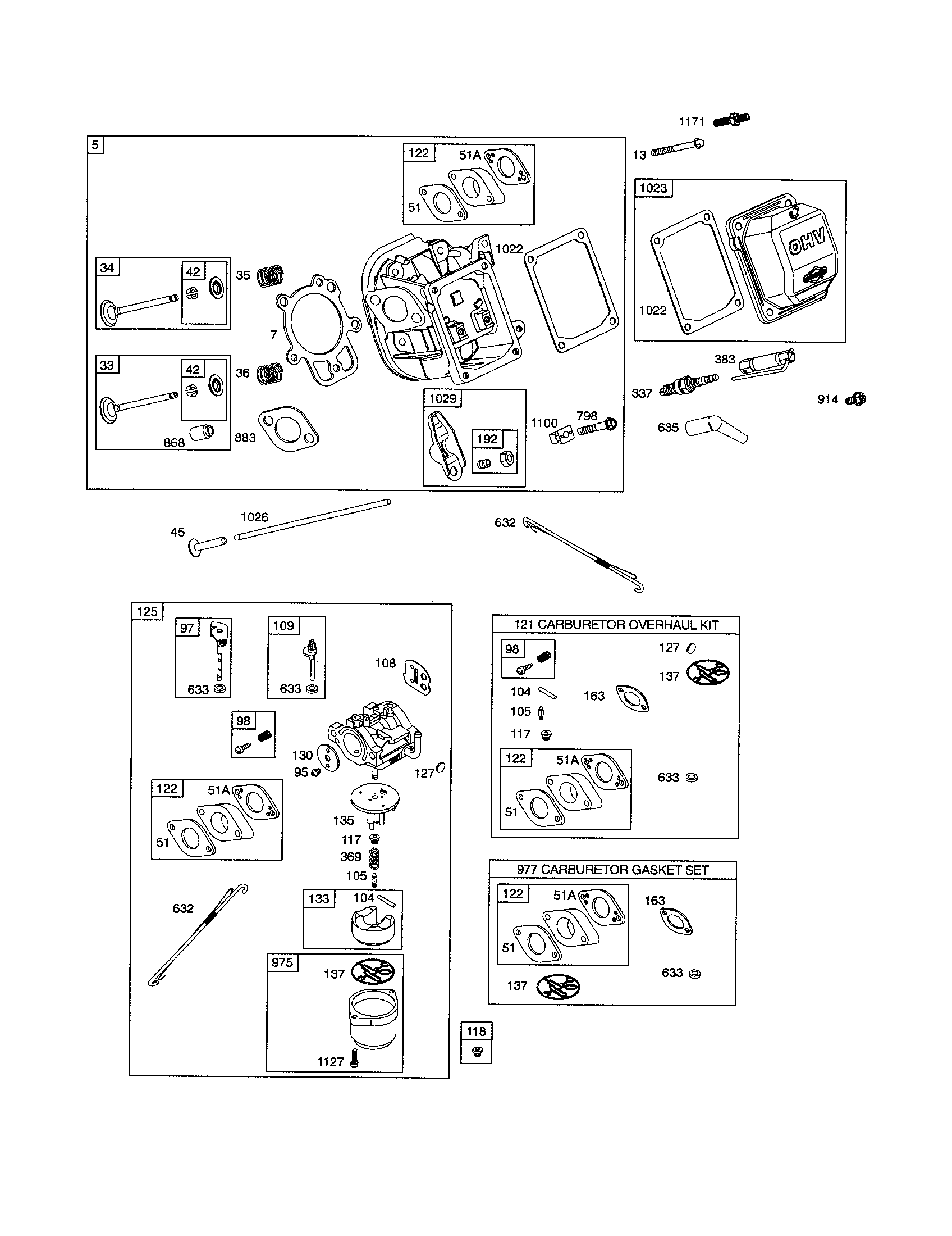 Head-cylinder/carburetor
