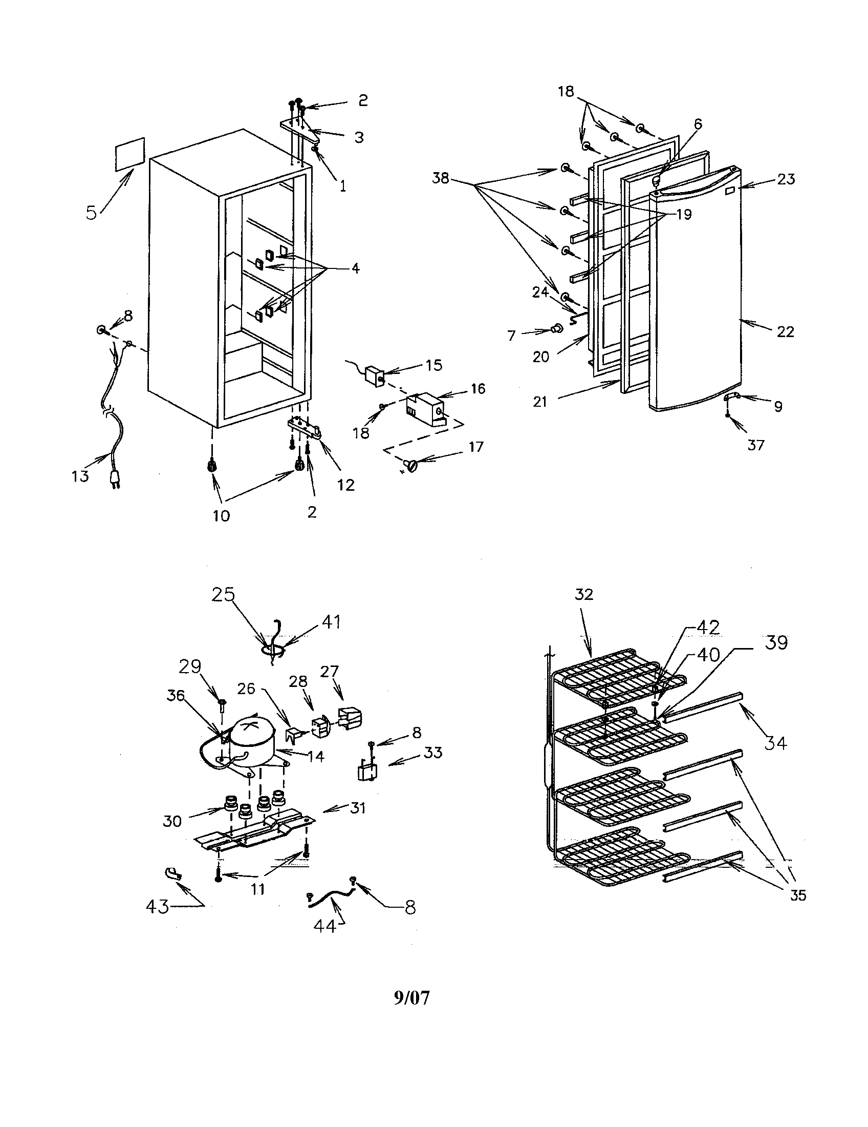 Compact freezer